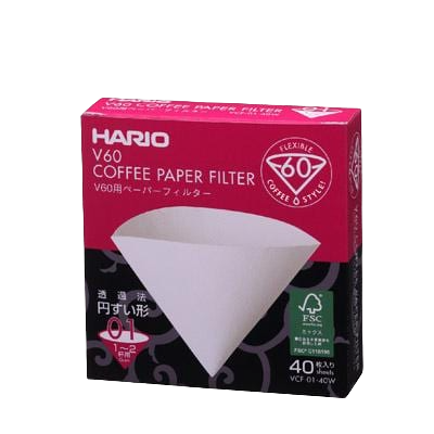 Hario V60 coffee paper filters